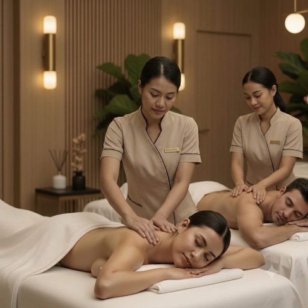 Romantic Couple Massage