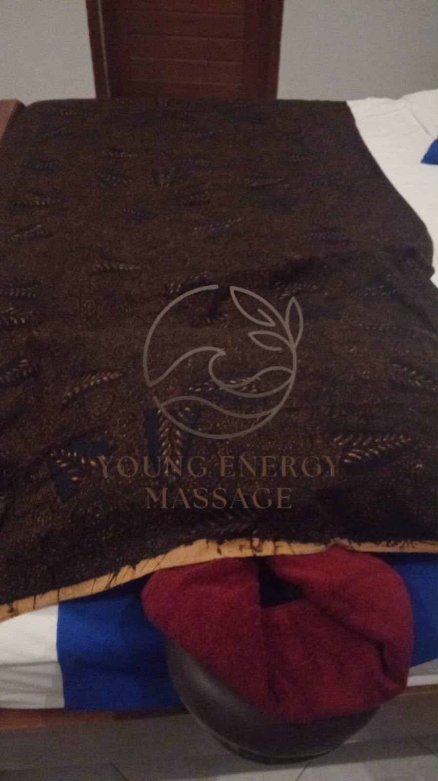 Young Energy Massage session setup